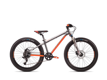 Bicicleta copii DRAG Badger Race 24" argintiu portocaliu