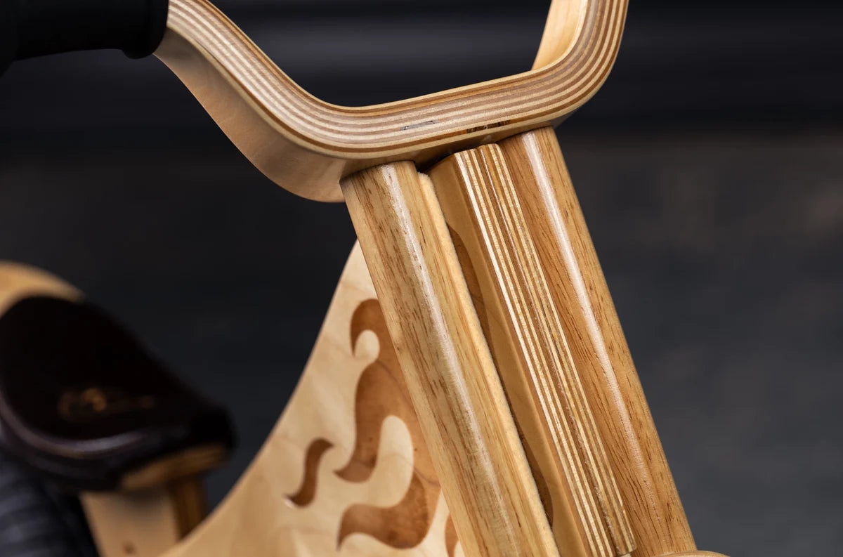 Bicicleta balans copii EARLY RIDER Classic Lemn detaliu ghidon