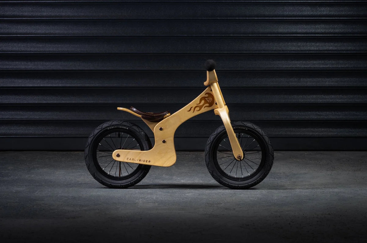 Bicicleta balans copii EARLY RIDER Lite Lemn garaj