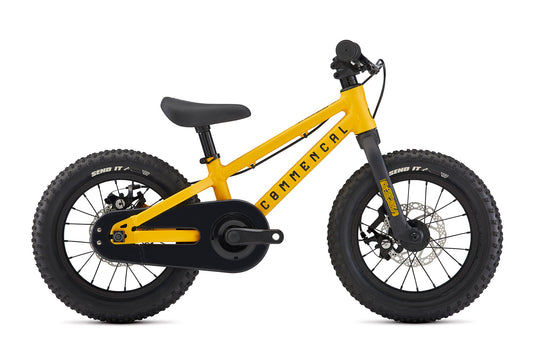 Bicicleta copii COMMENCAL Ramones 14″ OHLINS YELLOW galben negru