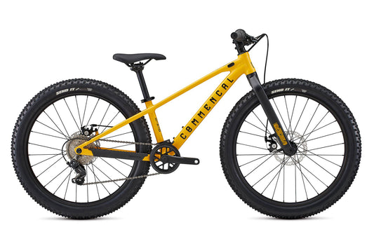 Bicicleta copii COMMENCAL Ramones 24″ Trigger Shifter OHLINS YELLOW galben lateral