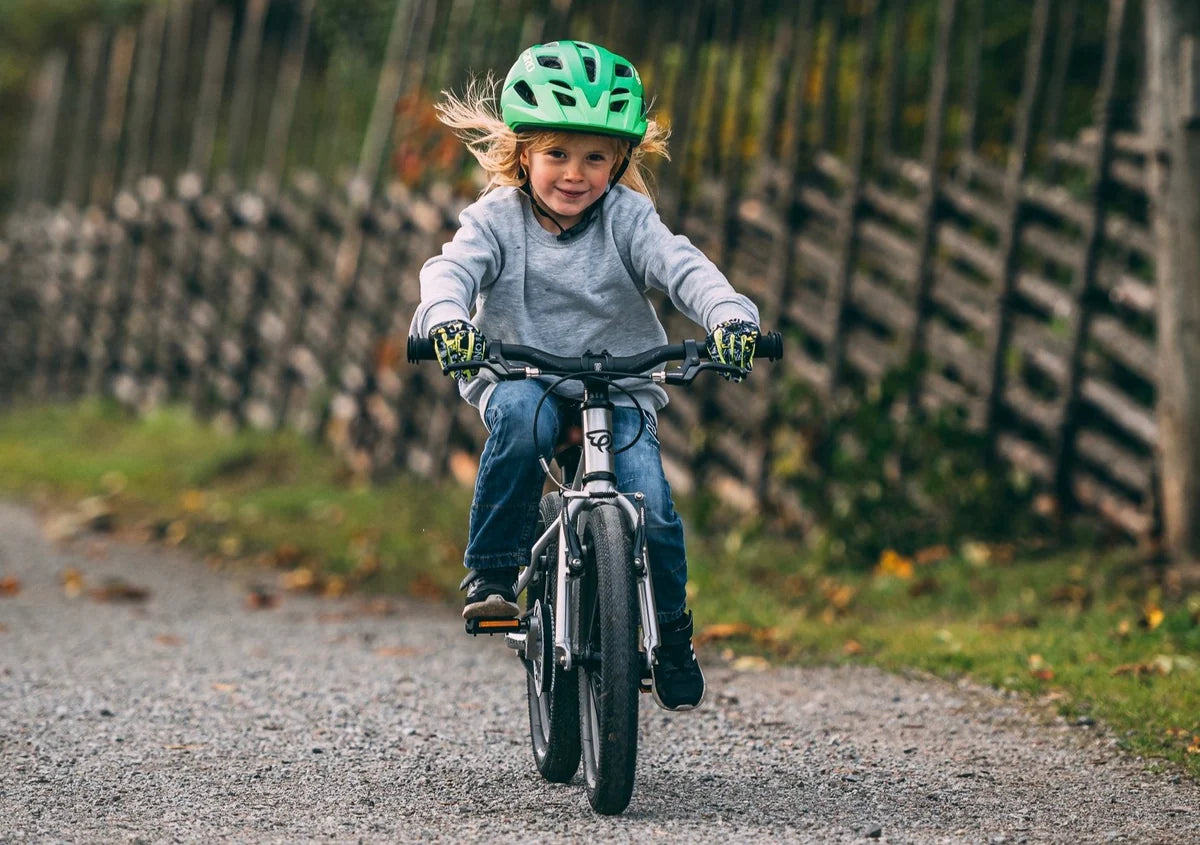 Bicicleta copii EARLY RIDER Belter 16" Brushed Aluminium argintiu aluminiu fata la tara