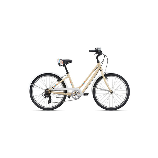 Bicicleta copii LIV GIANT Flourish 24 crem sa multicolora