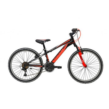 Bicicleta copii ADRIATICA Rock 24 18V negru rosu