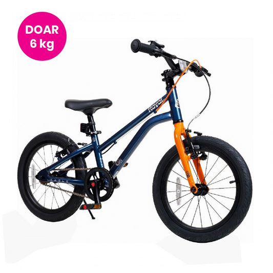 Bicicleta copii ROYAL BABY Kable-EZ 16" albadstru portocaliu greutate