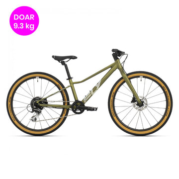 Bicicleta copii Superior FLY 24"Matte Disc Olive verde greutate