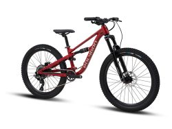 bicicleta copii Polygon Siskiu D24 full suspension red profil