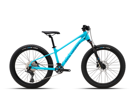 bicicleta copii Polygon xtrada 24 hardtail blue lateral