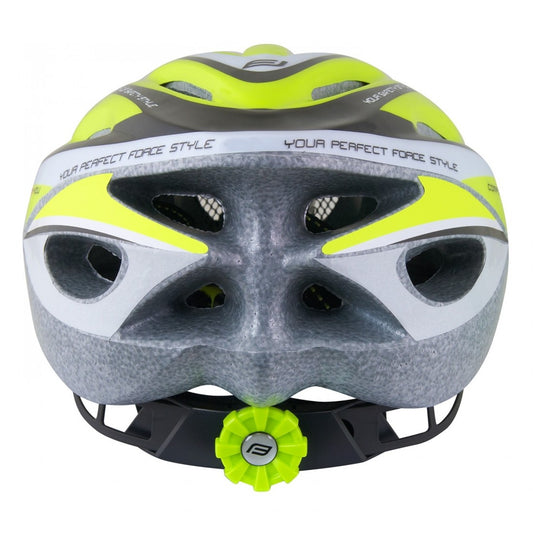 Casca ciclism copii FORCE Hal 48-52 cm verde spate