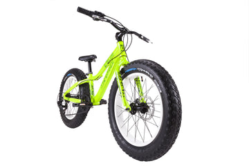 Bicicleta copii DRAG Cub 20" verde fosforescent fata