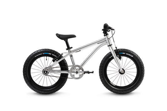 Bicicleta copii EARLY RIDER Seeker 16" Brushed Aluminium aluminiu argintiu lateral