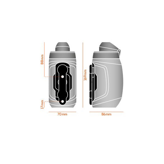 Bidon apa FIDLOCK Twist Bottle 450 Black