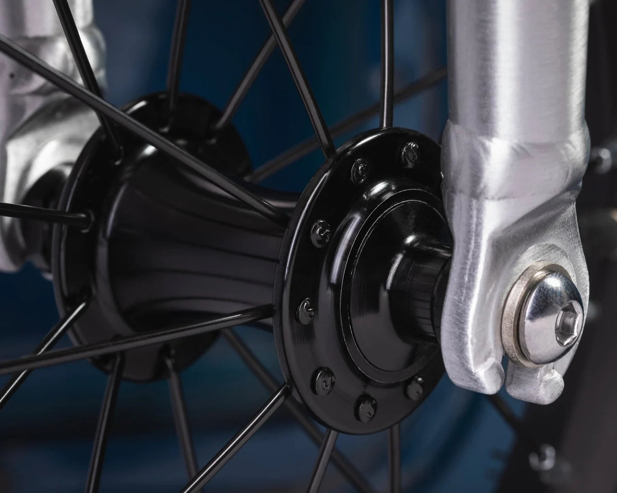 Bicicleta balans copii EARLY RIDER Charger 12" Brushed Aluminium argintiu aluminiu detaliu roata