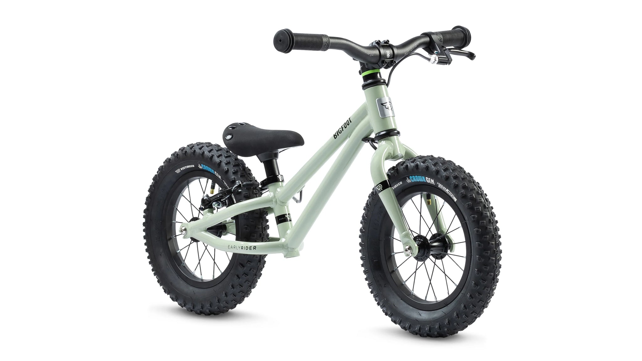 Bicicleta balans copii EARLY RIDER Big Foot 12" Sage Green verde