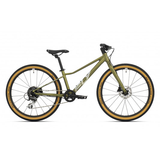 Bicicleta copii Superior FLY 24"Matte Disc Olive