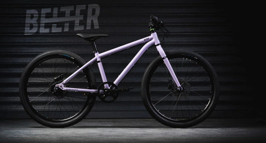 bicicleta copii early rider belter 24 violet haze profil lateral garaj
